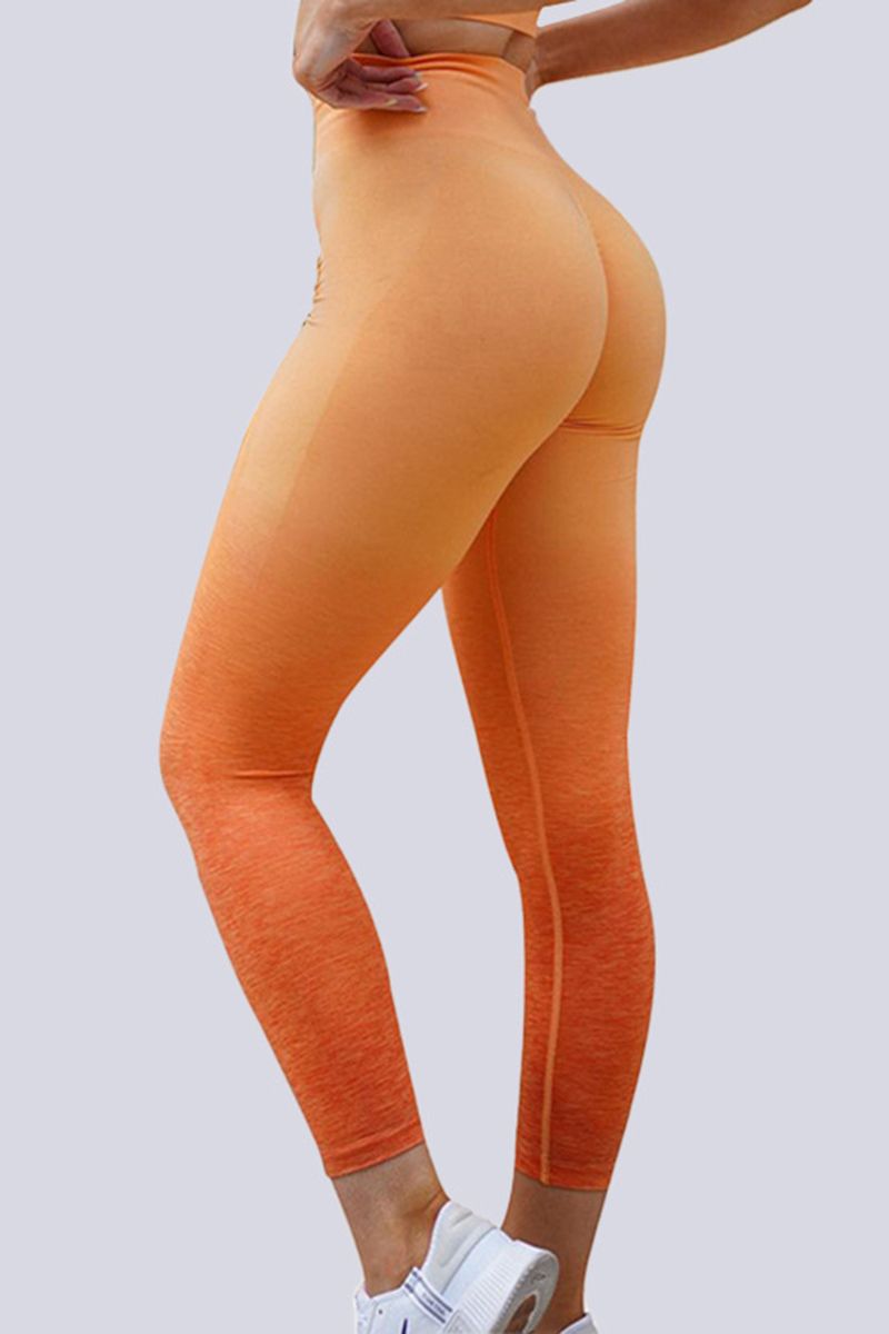 Ombre High Rise Wide Waistband Sports Leggings