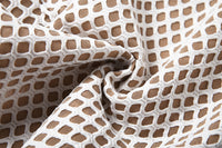 Mesh Fishnet Detail Cut Out Waist Jumpsuit