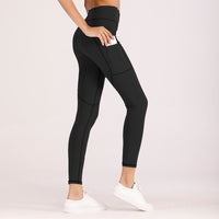 Solid High Rise Speed Up Pocket Tights